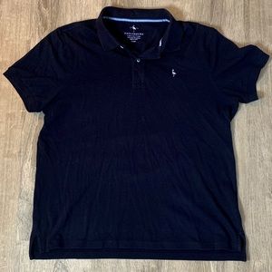 Navy blue Polo with light blue details